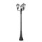 Z-Lite Talbot 3 Light Outdoor Post Mount Fixture, 29.5in. W x 115in. H, Black 579PHBR-3-564P-BK - alternate 2